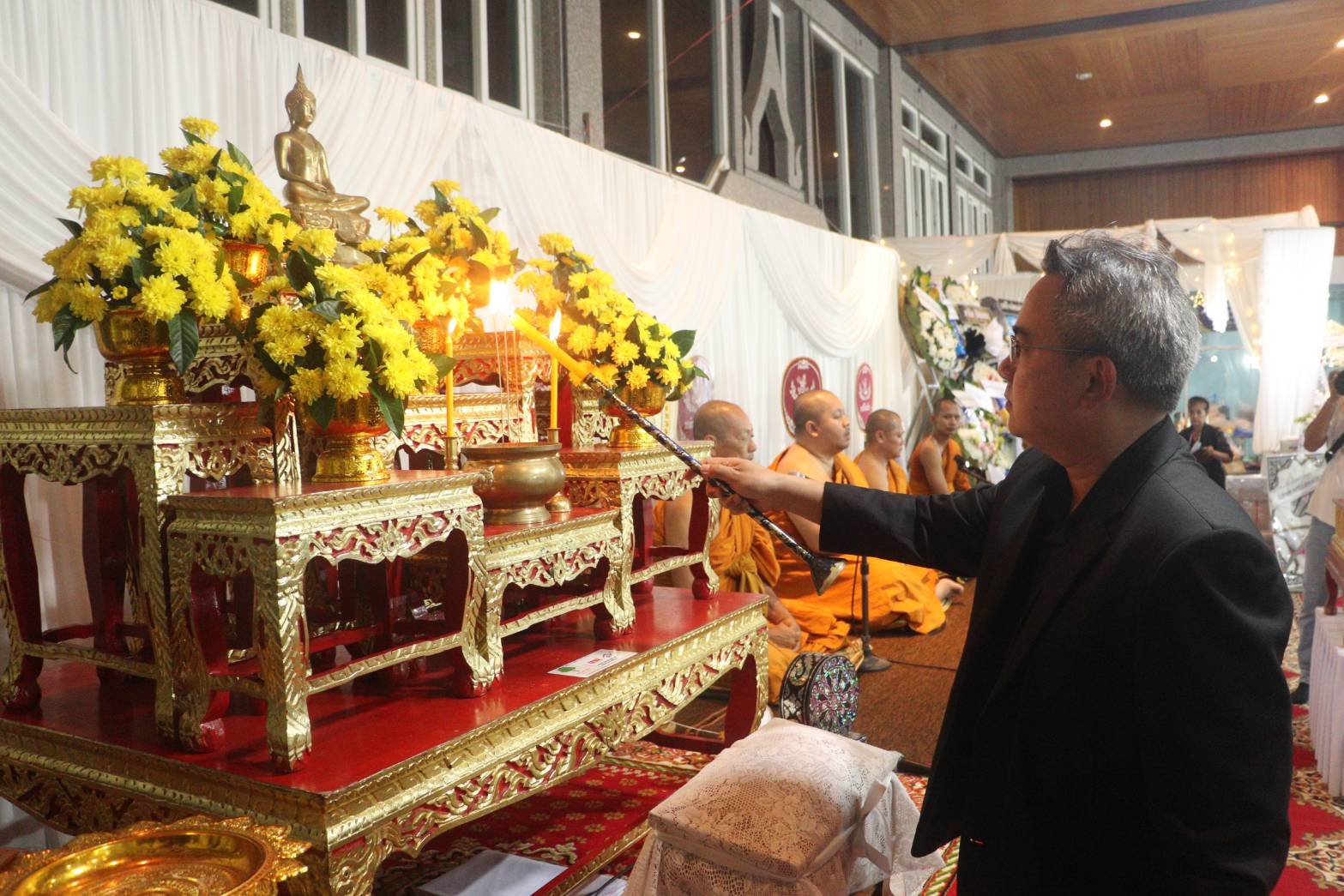 กนอ.มาบตาพุดคอมเพล็กซ์ ร่วมเป็นเจ้าภาพพิธีสวดอภิธรรม นายวิเชียร ศักดิ์เจริญ