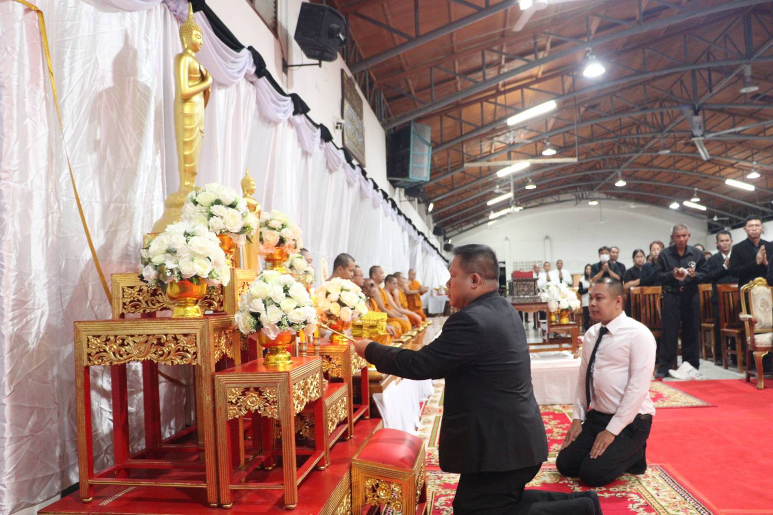 กนอ.พื้นที่จังหวัดระยองร่วมเป็นเจ้าภาพ พิธีสวดพระอภิธรรม อุทิศ ถวาย เป็น พระราชกุศล แด่สมเด็จพระพันปีหลวงฯ