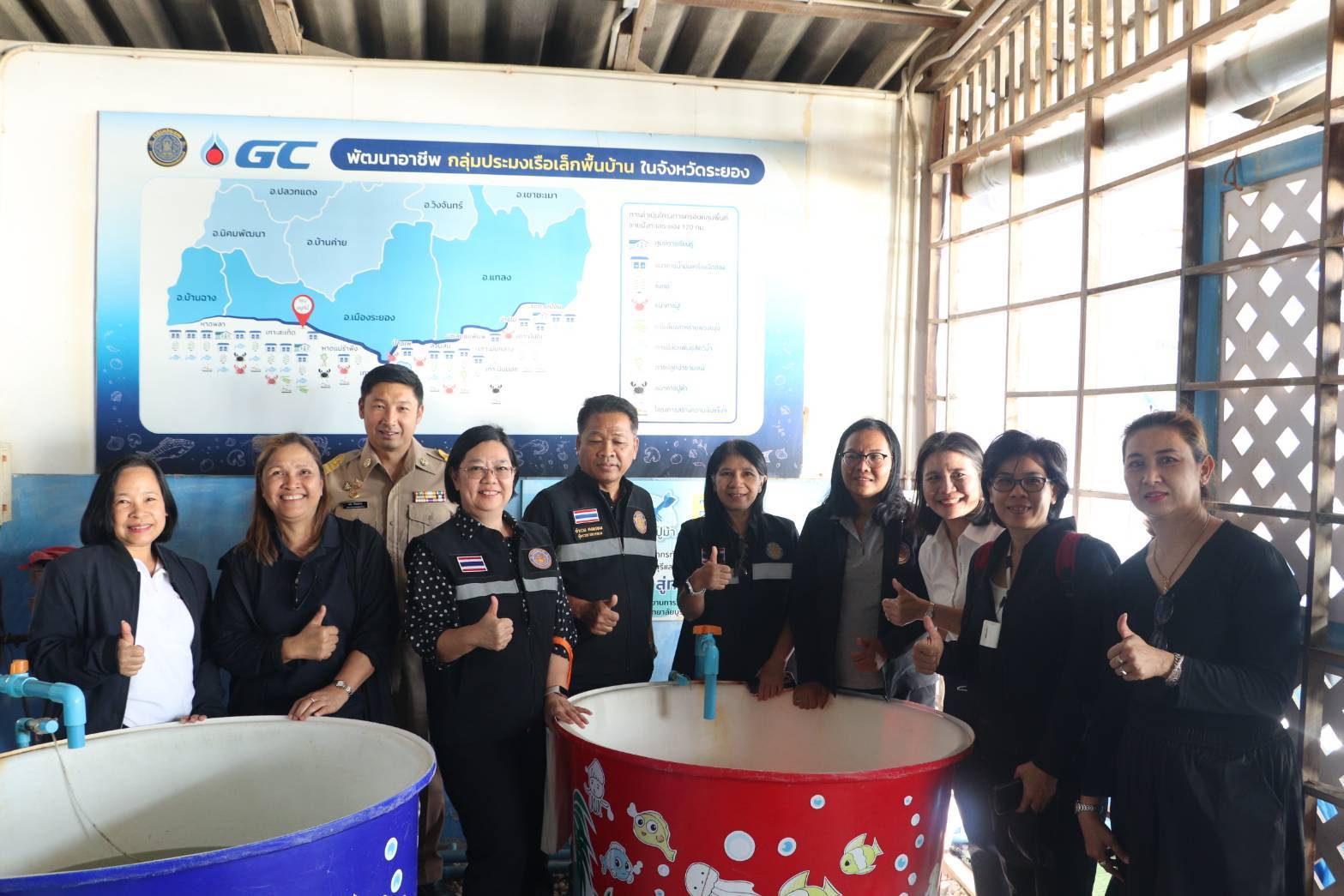 ร่วมให้ข้อมูลในเวทีคัดเลือกการประสานงานของกลุ่มประมงจังหวัด เพื่อกำหนดคัดเลือกเกษตรกรและสถาบันเกษตรกรดีเด่นด้านการประมง ระดับประเทศ