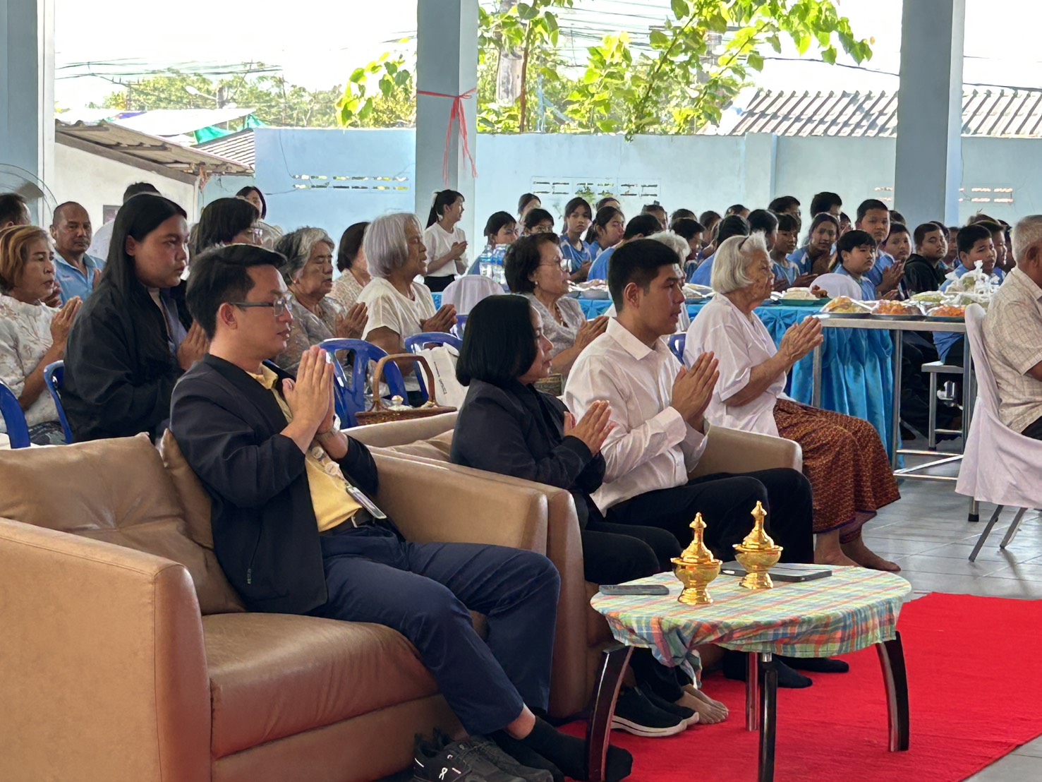 กนอ.พื้นที่มาบตาพุดคอมเพล็กซ์ ร่วมงานทำบุญเนื่องในวันสถาปนา ครบรอบ 69 ปี โรงเรียนบ้านหนองแฟบ