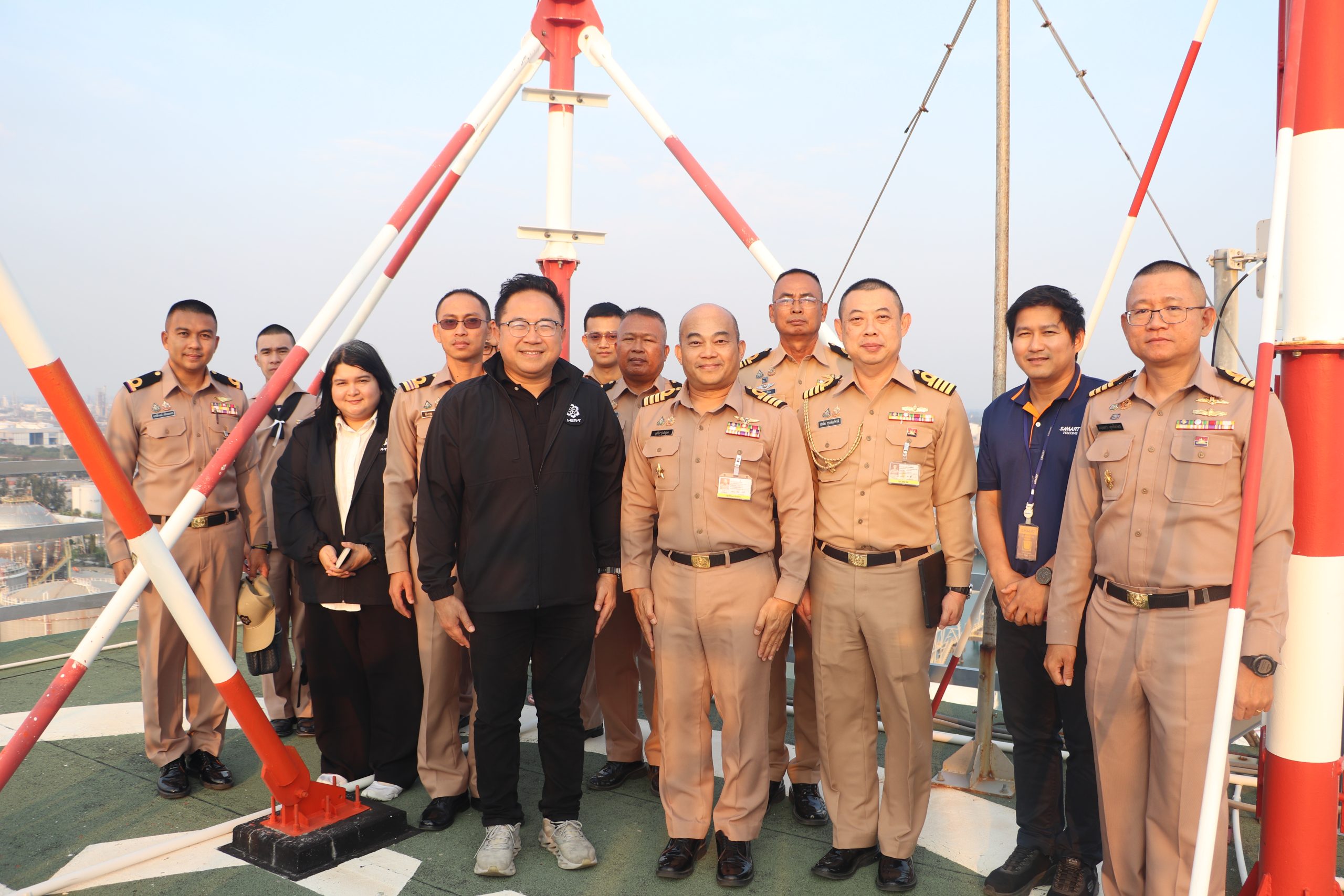 สทร. ต้อนรับคณะเยี่ยมชมจากกองการบินทหารเรือ กองเรือยุทธการ