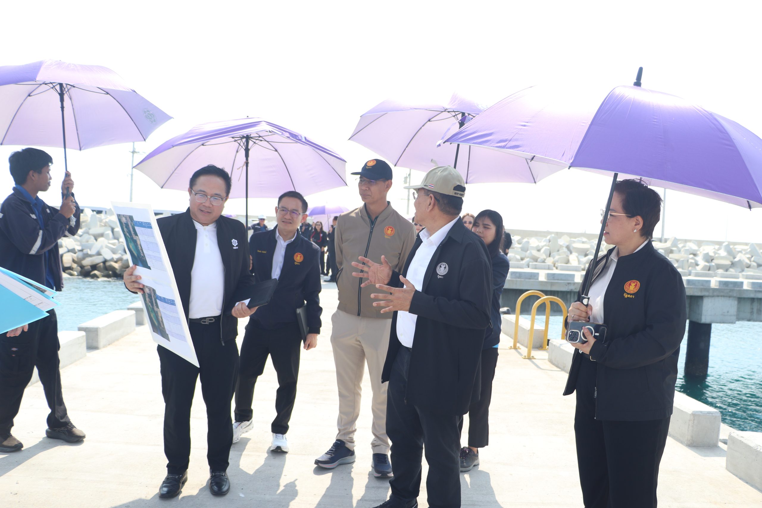 สทร. ต้อนรับคณะอนุกรรมาธิการด้านการกระจายอำนาจฯ วุฒิสภา ตรวจเยี่ยมการดำเนินงานและโครงการพัฒนาท่าเรือระยะที่ 3