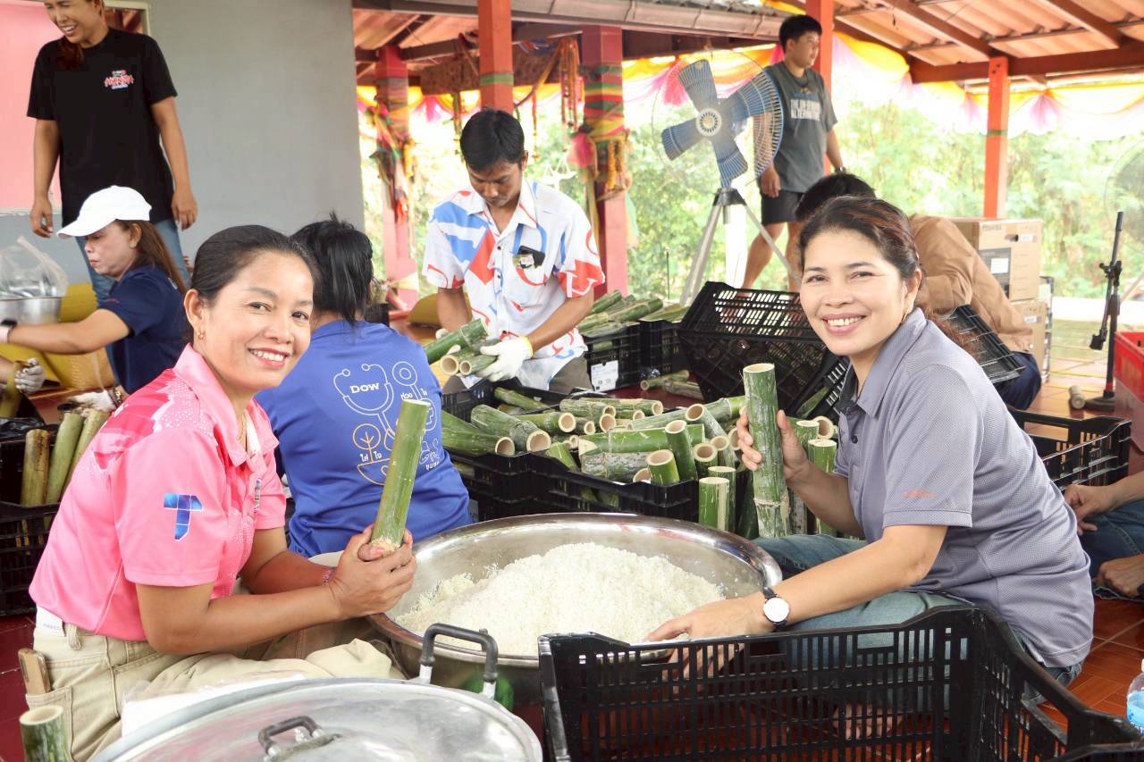 สทร. ร่วมงานประเพณีบุญข้าวหลาม พร้อมร่วมฟังสวดพุทธมนต์เย็น ชุมชนกรอกยายชา ประจำปี 2569 ณ ศาลเจ้าแม่เกษร
