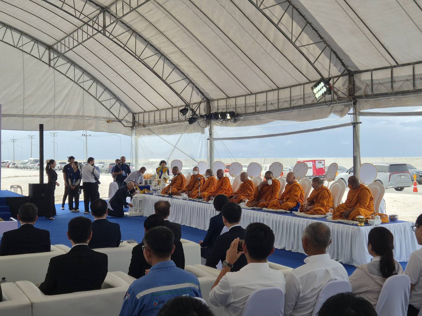 สทร.ร่วมพิธีวางศิลาฤกษ์ เปิดโครงการ บริษัท กัลฟ์ เอ็มทีพี แอลเอ็นจี เทอร์มินัล จำกัด